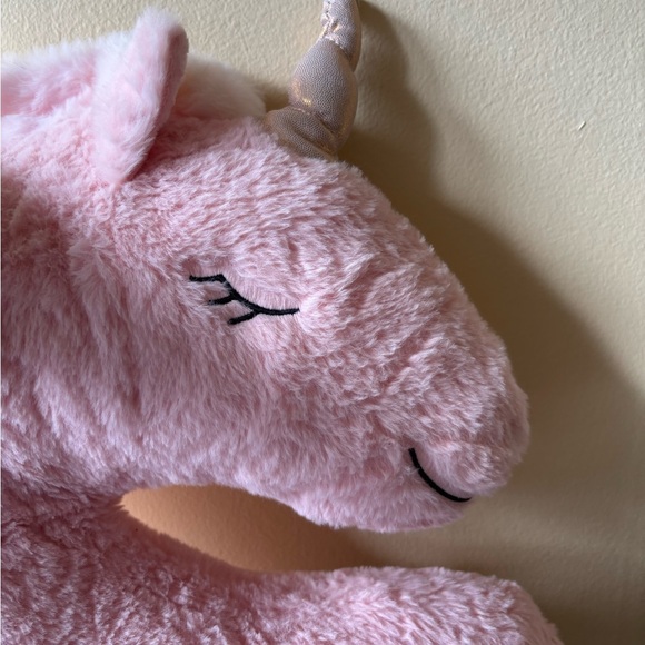 Perfectto Pink Unicorn Plush Pillow Stuffed Animal - Picture 2 of 6